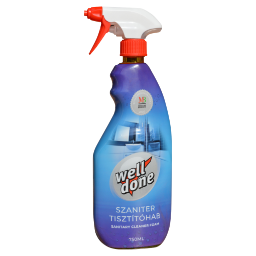 Well Done szaniter tisztítóhab 750 ml (Bathroom Cleaner Foam)