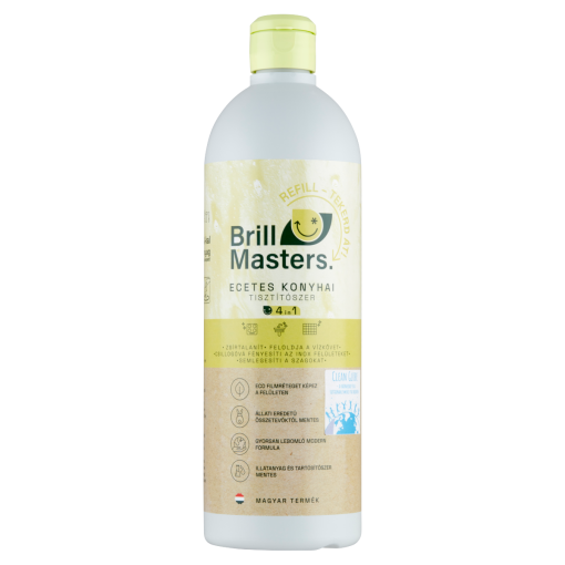 Brill Masters 4 in 1 ecetes konyhai tisztító 750 ml (Kitchen Cleaner Vinegar)