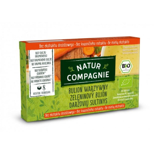 Natur Compagnie BIO zöldség leveskocka 8 db 84 g