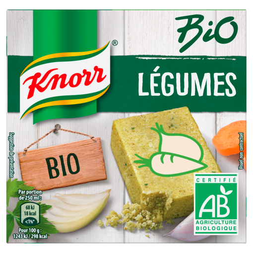 Knorr Bio zöldségleveskocka 6 x 10 g (60 g)