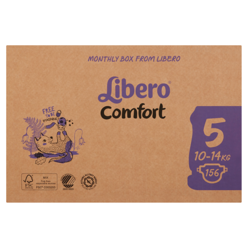 Libero Comfort 5 10-14 kg pelenka 2 x 78 db