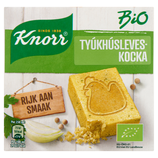 Knorr BIO tyúkhúsleveskocka 6 db 60 g