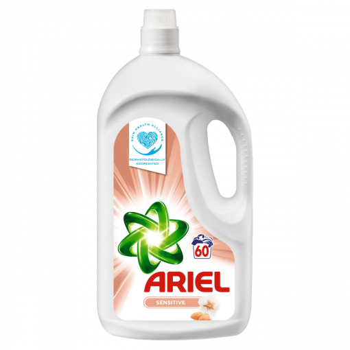 Ariel Sensitive Folyékony Mosószer, 3900 ml (Laundry Detergent)