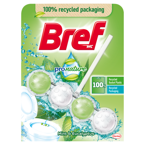 Bref ProNature Mint & Eucalyptus WC frissítő 50 g