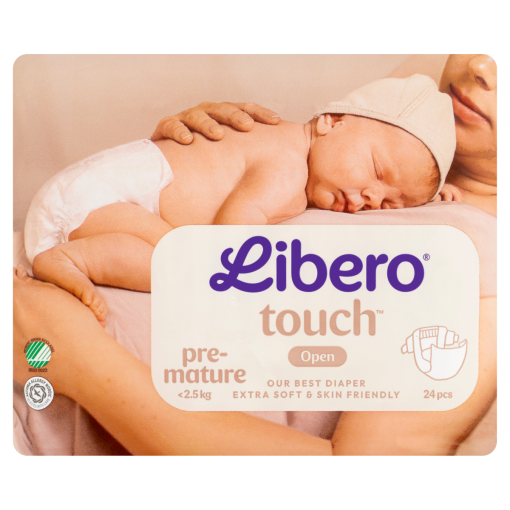Libero Touch egyszerhasználatos pelenka, méret: <2,5 kg, 24 db