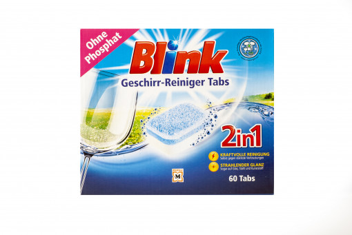 Blink 2 in 1 mosogatógép tabletta 60 db (Dishwasher Tabs)
