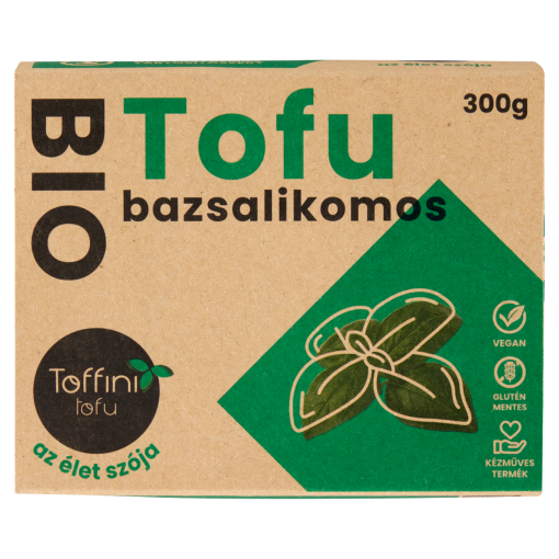 Toffini BIO bazsalikomos tofu 300 g