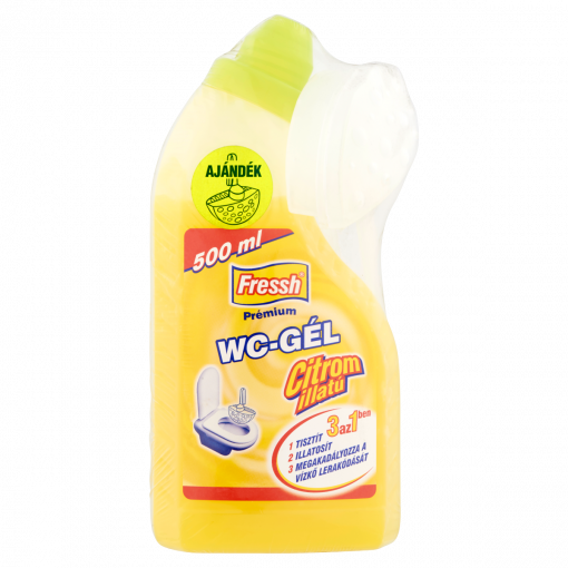 Fressh WC illatosító gél citrom 500 ml (Toilet Gel Lemon)