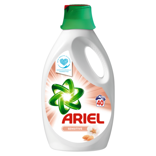 Ariel Sensitive Folyékony Mosószer, 2600 ml, 40 Mosáshoz