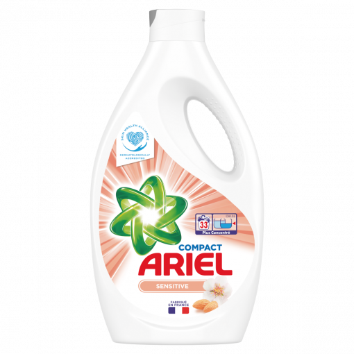 Ariel Sensitive Folyékony Mosószer, 1815 ml (Liquid Laundry Detergent)