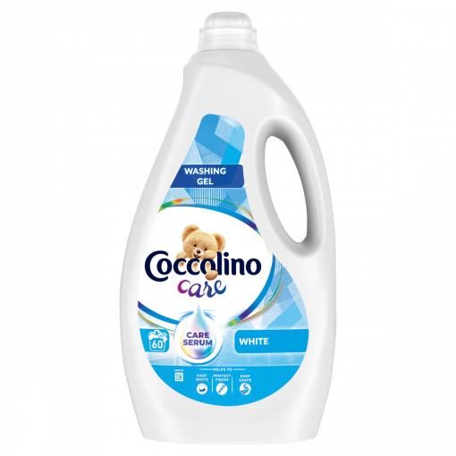 Coccolino Care mosógél fehér ruhákhoz 2,4 l (Washing Gel White)