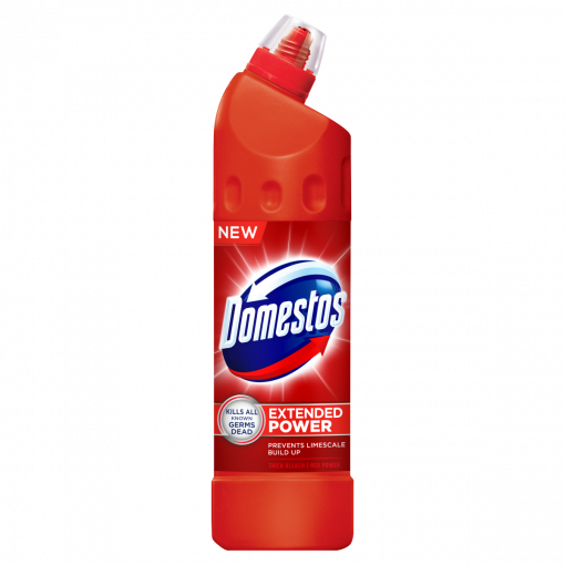 DOMESTOS Extended Power Red Power fertőtlenítő (Disinfectant Liquid) 750 ml