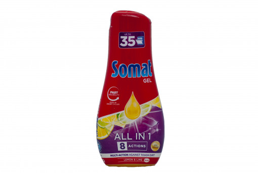 Somat All in One 8 actions mosogatógép gél Lemon & Lime (Dishwasher Detergent)
