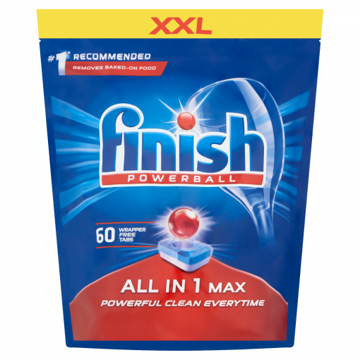Finish All in 1 Max mosogatógép-tabletta 60 db (Dishwasher Tabs)