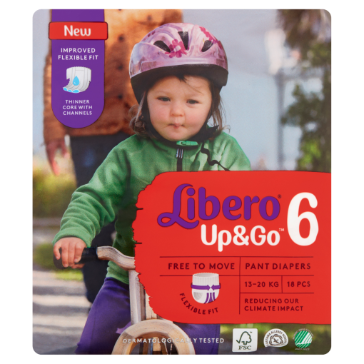 Libero Up&Go 6 bugyipelenka 13-20 kg 18 db