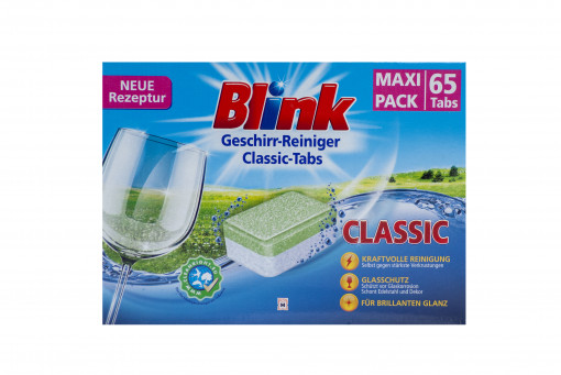 Blink mosogatógép tabletta Classic Maxi Pack 65 db (Dishwasher Tabs)