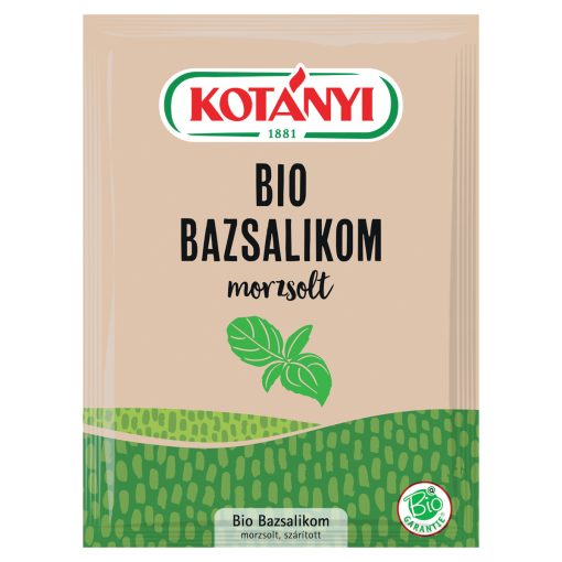 Kotányi bio morzsolt bazsalikom 7 g