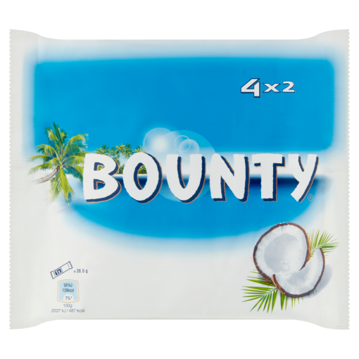 Bounty kókuszos szeletek tejcsokoládéba mártva 4 x 2 x 28.5 g (228 g)