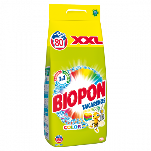 Biopon Takarékos Color mosópor 80 mosás 5,6 kg