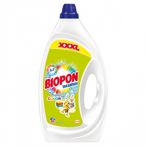 Biopon Takarékos Color folyékony mosószer 4 l (Laundry Gel)