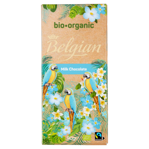 Belgian BIO tejcsokoládé 90 g