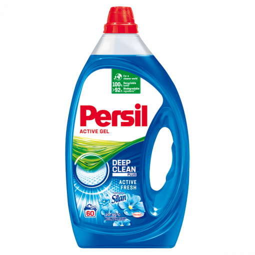 Persil Freshness by Silan mosószer fehér és világos ruhákhoz 60 mosás 3 l